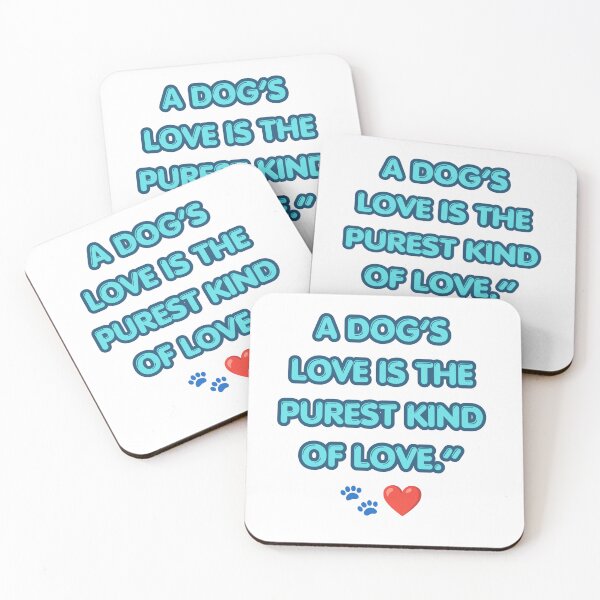 Item preview, A Dog's Love Is the Purest Kind of Love designed and sold by ExploreAura Studio.