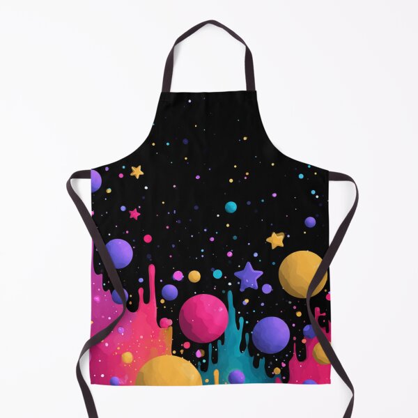 Item preview, Vibrant Cosmic Drip Abstract Space Art designed and sold by ThaCriações.