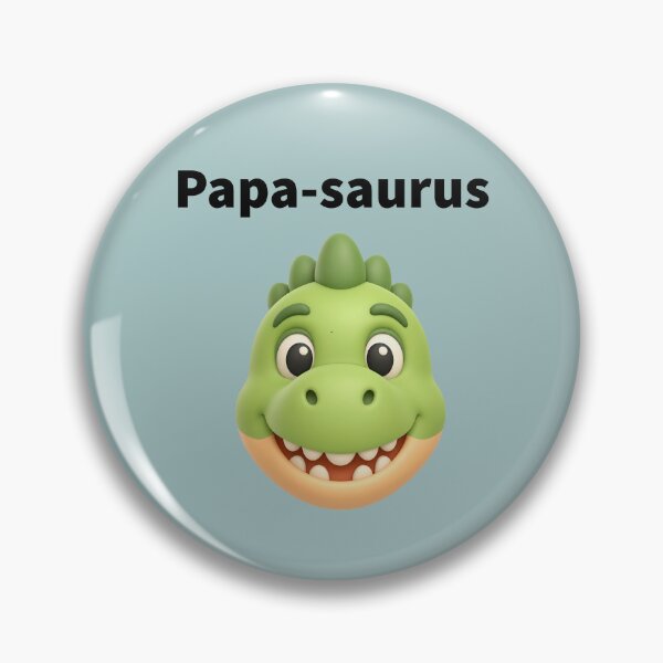 Item preview, Papasaurus Cute 3D Green Dinosaur Dad Gift Shirt designed and sold by MariaPCMaria.