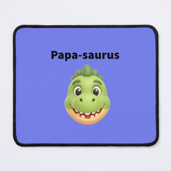 Item preview, Papasaurus Cute 3D Green Dinosaur Dad Gift Shirt designed and sold by MariaPCMaria.