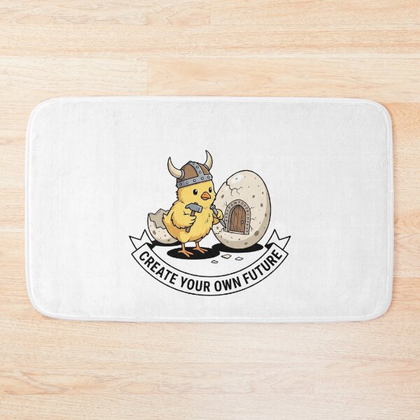 Item preview, Viking Chick - Create Your Own Future Motivational Illustration designed and sold by Rare By Hero.