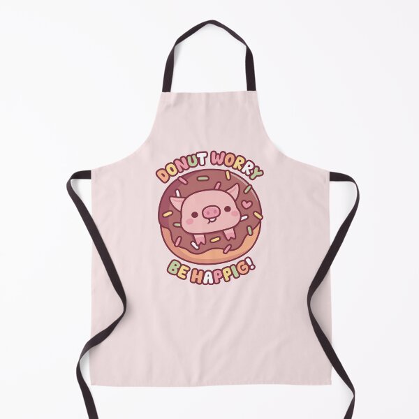 Item preview, Cute Pig In Doughnut Donut Worry Be Happig designed and sold by rustydoodle.