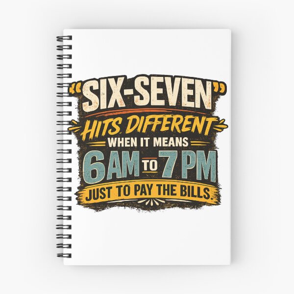 Item preview, Six Seven Hits Different 6-7 Meme Funny Work Humor designed and sold by ZIGLWORKS.