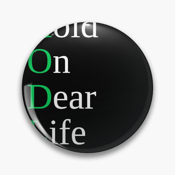 Item preview, HODL — Hold On Dear Life Crypto Typography designed and sold by VzerosDigital.