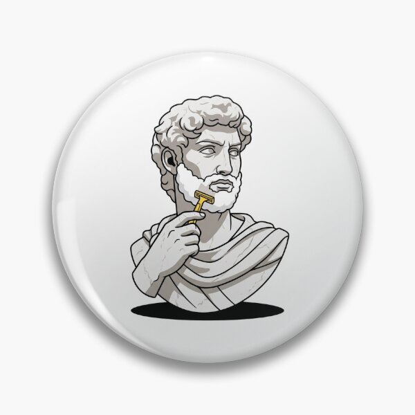 Item preview, Ancient Marble Statue Shaving With Disposable Razor designed and sold by Rare By Hero.