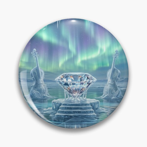 Item preview, Frozen Symphony — Diamond Beneath the Aurora designed and sold by RoyArt0.