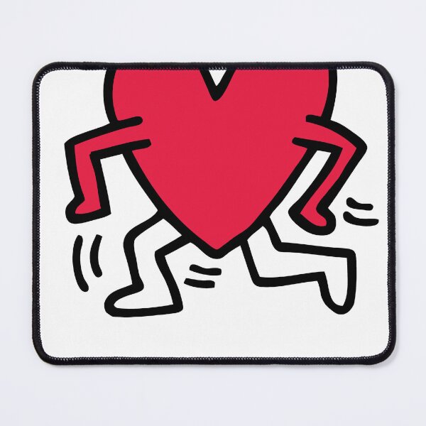 Item preview, Keith Haring The Heart Poster designed and sold by VenusArt7.
