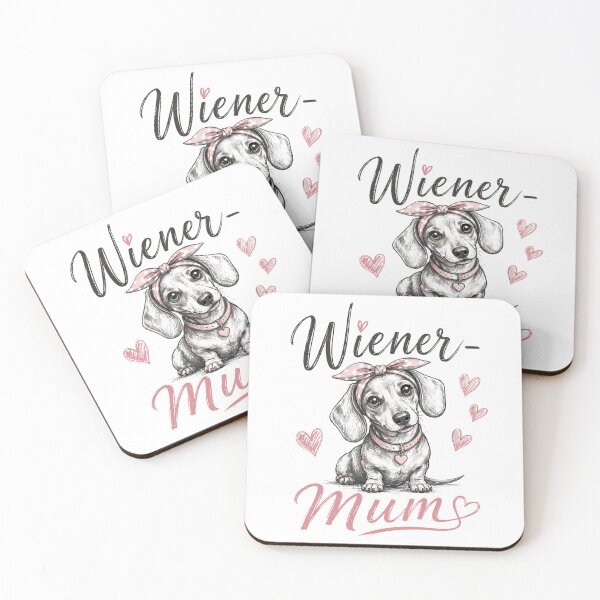 Item preview, Wiener Mum Cute Dachshund Mom Gift Dog Lover  designed and sold by ZIGLWORKS.