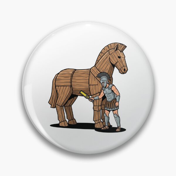 Item preview, Trojan Horse Security Check Funny History Meme designed and sold by Rare By Hero.