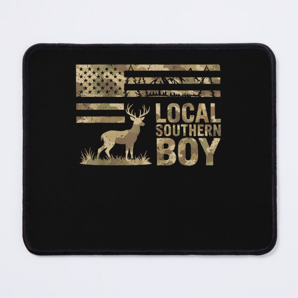 Item preview, Local Southern Boy Deer Hunting Vintage American Flag designed and sold by Glow-Paw-Studio.