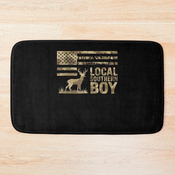 Item preview, Local Southern Boy Deer Hunting Vintage American Flag designed and sold by Glow-Paw-Studio.
