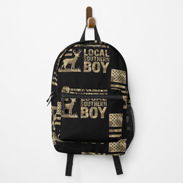 Item preview, Local Southern Boy Deer Hunting Vintage American Flag designed and sold by Glow-Paw-Studio.