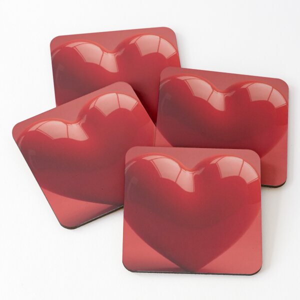 Item preview, Red heart designed and sold by Kari's shop.