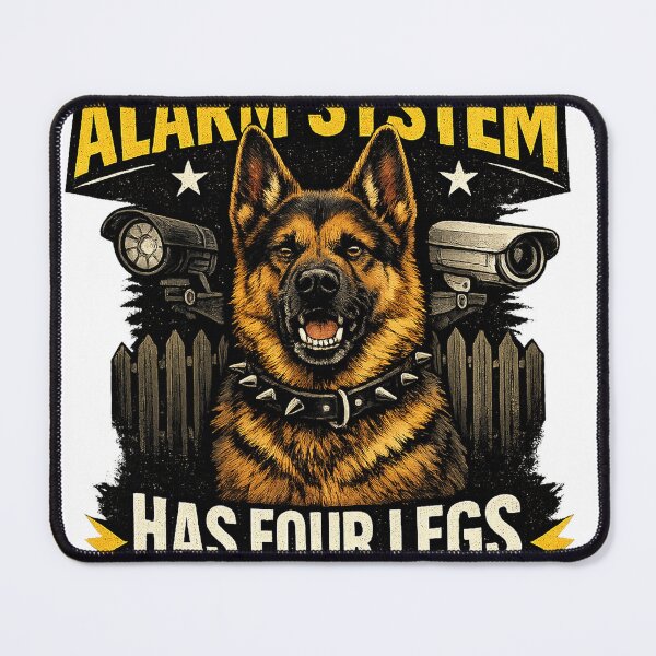 Item preview, My Best Alarm System Has Four Legs Funny German Shepherd Dog Lover T-Shirt designed and sold by Igrowlab254.