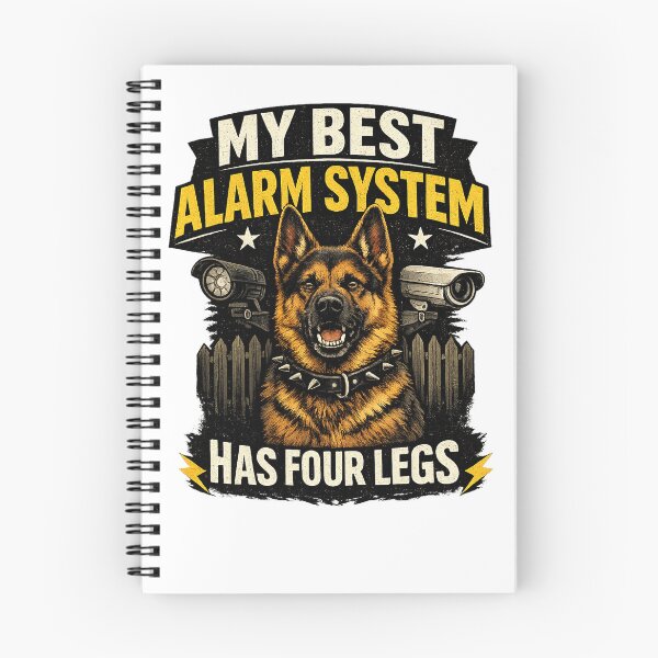 Item preview, My Best Alarm System Has Four Legs Funny German Shepherd Dog Lover T-Shirt designed and sold by Igrowlab254.