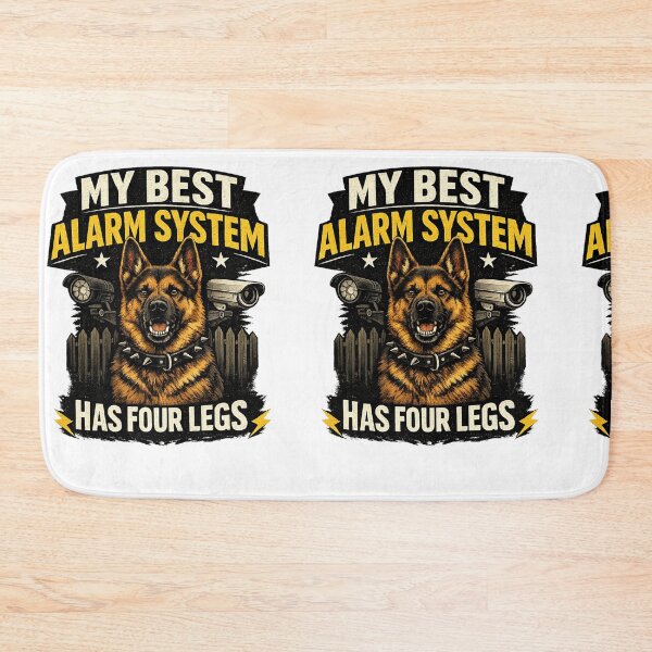 Item preview, My Best Alarm System Has Four Legs Funny German Shepherd Dog Lover T-Shirt designed and sold by Igrowlab254.
