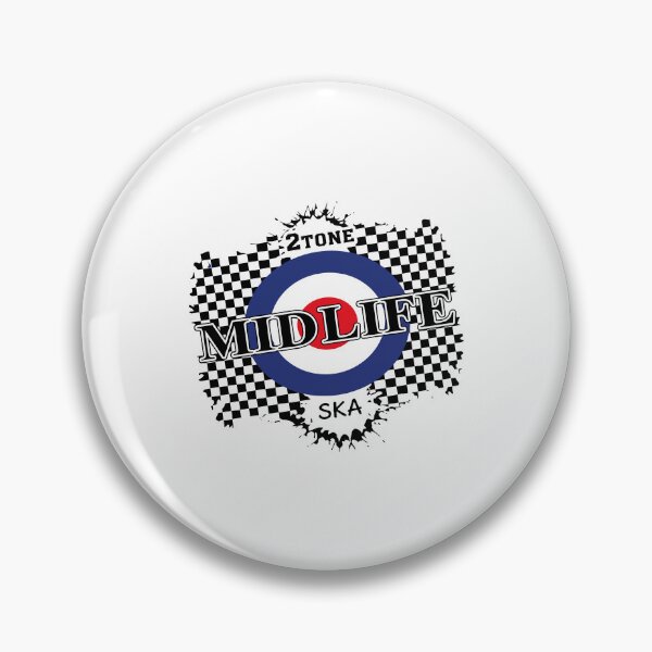 Item preview, Midlife Ska 2tone Logo designed and sold by yuckticke.