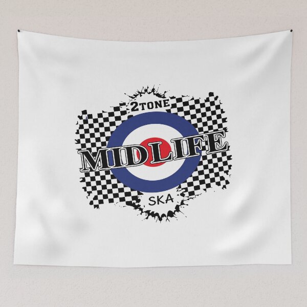 Item preview, Midlife Ska 2tone Logo designed and sold by yuckticke.