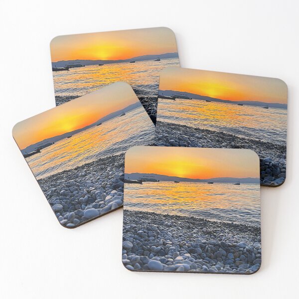 Item preview, Pebble Lake Beach Sunset designed and sold by cuvcuv.
