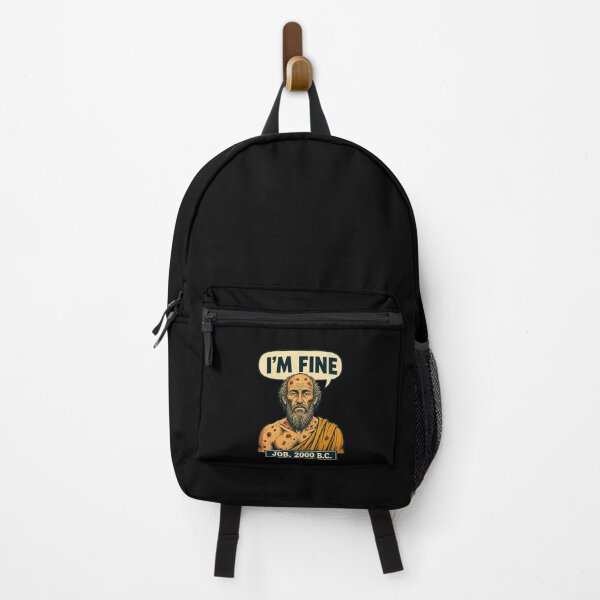 Item preview, I’m Fine Job 2000 B.C. – Funny Christian Bible Humor Design designed and sold by PosiMCreations.