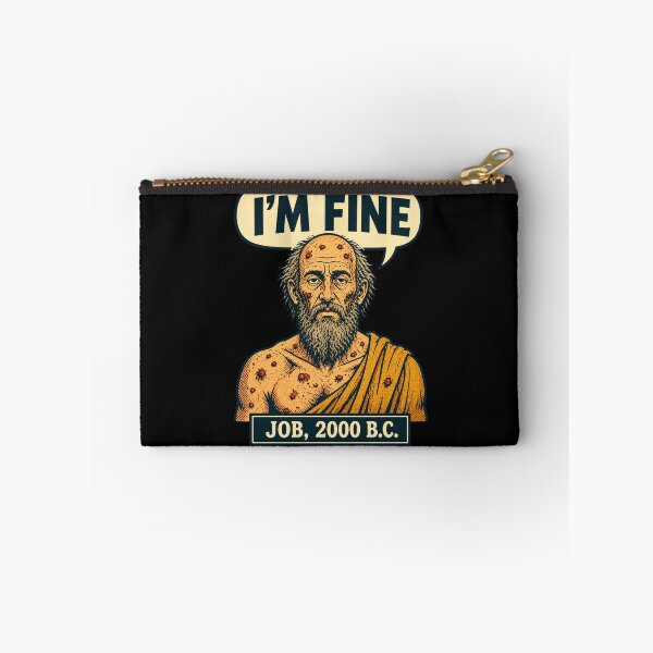 Item preview, I’m Fine Job 2000 B.C. – Funny Christian Bible Humor Design designed and sold by PosiMCreations.