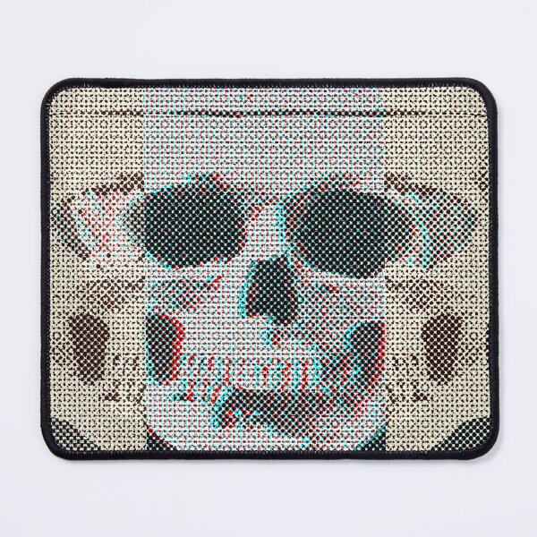 Item preview, Halftone Skull In Chromatic Distortion designed and sold by weirdove.