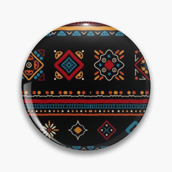 Item preview, Colorful Geometric Folk Pattern |  Textile Inspired Design designed and sold by LUMACRAFT1.