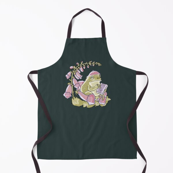 Item preview, Frog Reading A Book Floral Goblincore Botanical Art designed and sold by LeshanArt.