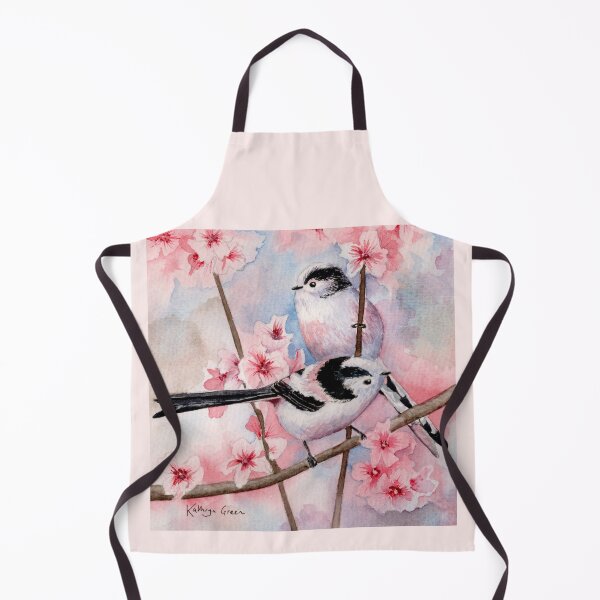 Item preview, Long Tailed Tits with blossom designed and sold by Kathryn Green.