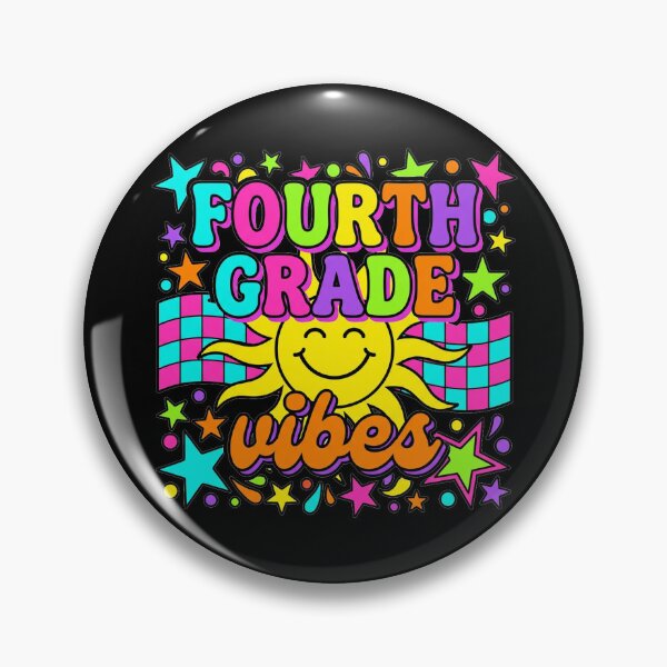 Item preview,  Fourth Grade Vibes — Retro Groovy Back To School Shirt designed and sold by Uglyandcute.