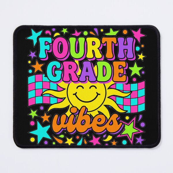 Item preview, Fourth Grade Vibes — Retro Groovy Back To School Shirt designed and sold by Uglyandcute.