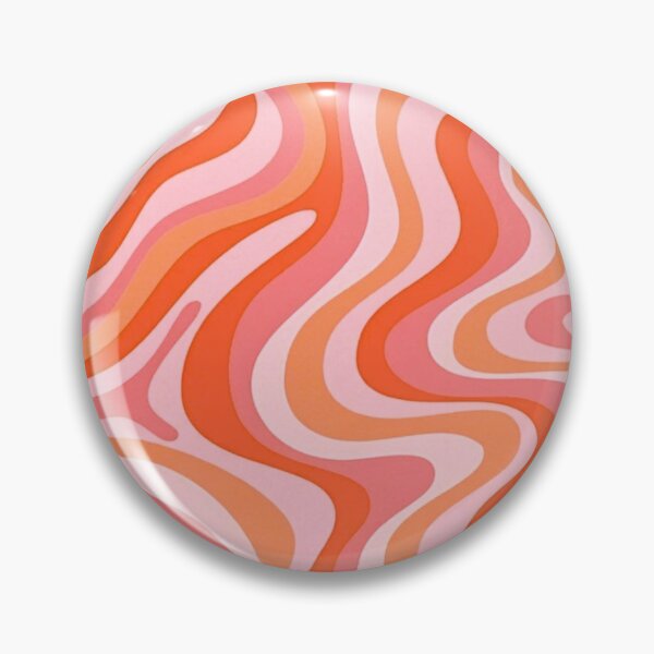 Item preview, Liquid Swirl Retro Abstract in pinks and peach tones, Light Blush, Cream, and White designed and sold by Differenceee.