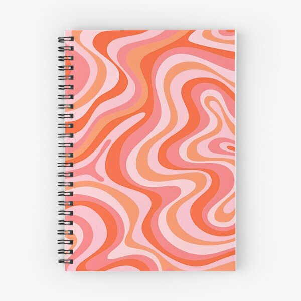 Item preview, Liquid Swirl Retro Abstract in pinks and peach tones, Light Blush, Cream, and White designed and sold by Differenceee.