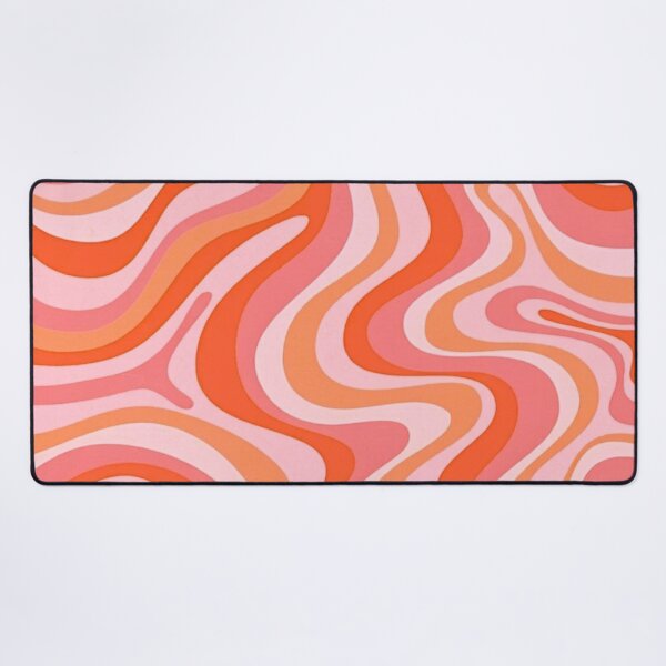 Item preview, Liquid Swirl Retro Abstract in pinks and peach tones, Light Blush, Cream, and White designed and sold by Differenceee.
