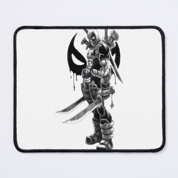 Item preview, Deadpool In Black And White designed and sold by OrmondeDrinn.