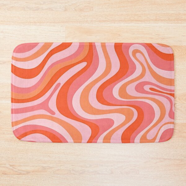 Item preview, Liquid Swirl Retro Abstract in pinks and peach tones, Light Blush, Cream, and White designed and sold by Differenceee.
