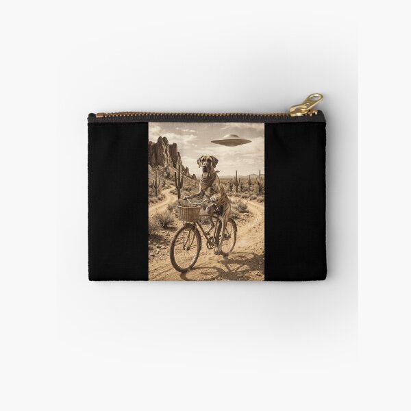 Item preview, Great Dane Riding Bike Wild West Western UFO Dog Lover designed and sold by dian-rody-crest.