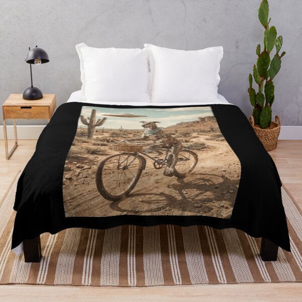 Item preview, Greyhound Riding Bike Wild West Western UFO Dog Lover designed and sold by dian-rody-crest.