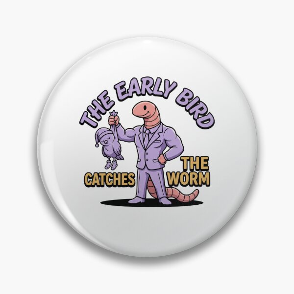 Item preview, Title Buff Suit Worm Catches Sleeping Early Bird designed and sold by Rare By Hero.