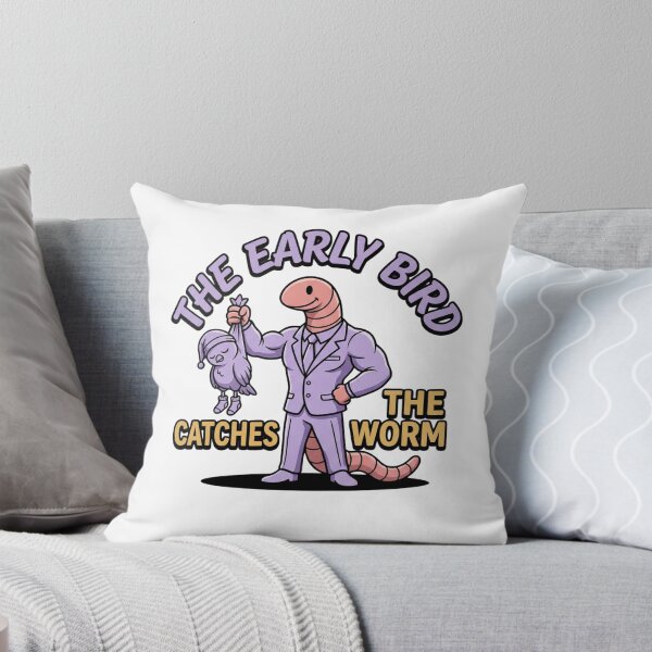 Item preview, Title Buff Suit Worm Catches Sleeping Early Bird designed and sold by Rare By Hero.