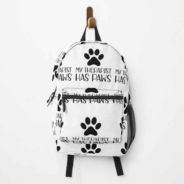Item preview, My Therapist Has Paws Paw Print Pet Lover Funny Quote designed and sold by Dmo3HarkoArt.