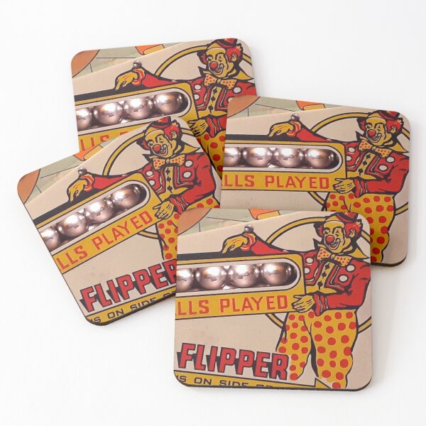Item preview, Gottlieb Pinball Apron – Clown & Silver Balls designed and sold by MattyMosArcade.