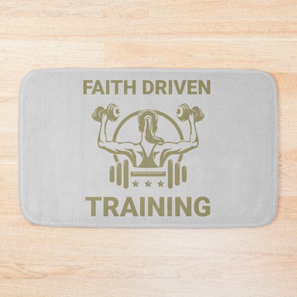 Item preview, Faith Driven Training Christian Gym Woman designed and sold by Bezuiden.