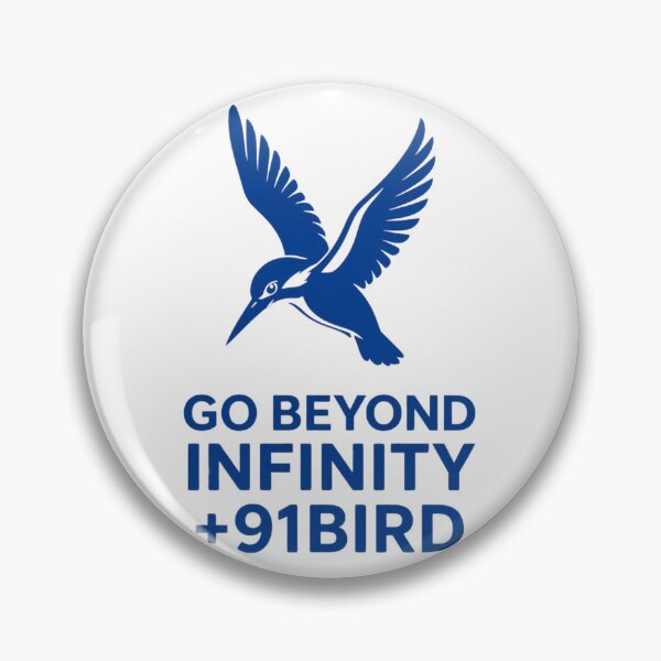 Item preview, +91BIRD Go Beyond Infinity (Yokohama Blue) designed and sold by Plus91BIRD.