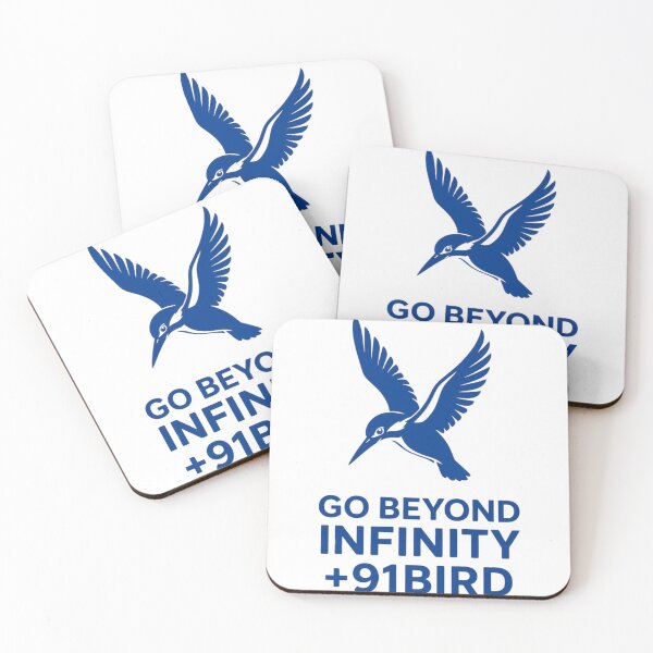 Item preview, +91BIRD Go Beyond Infinity (Yokohama Blue) designed and sold by Plus91BIRD.