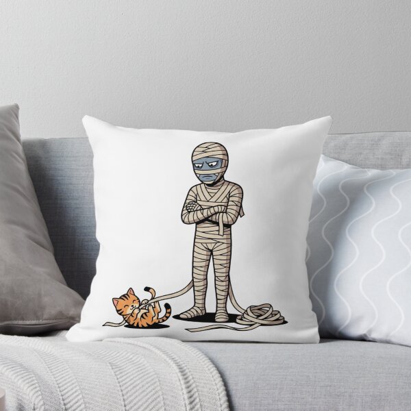 Item preview, Playful Kitten Unraveling Ancient Mummy Bandages designed and sold by Rare By Hero.