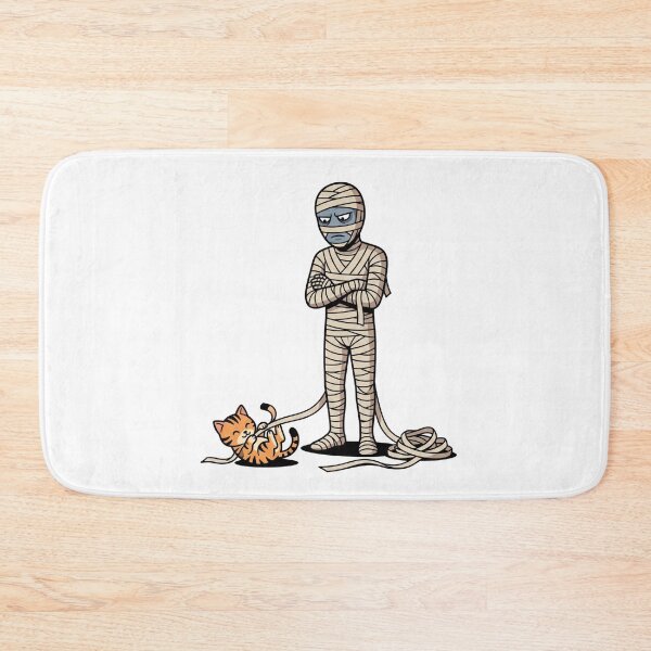 Item preview, Playful Kitten Unraveling Ancient Mummy Bandages designed and sold by Rare By Hero.