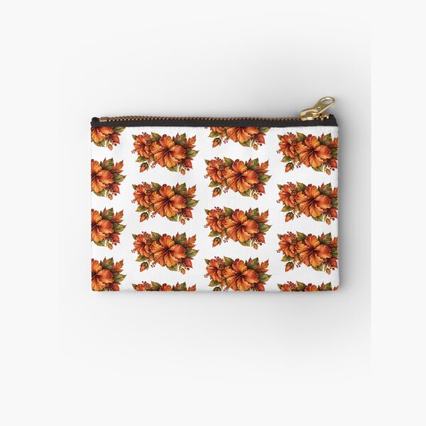 Item preview, Autumn Harvest Hibiscus Bouquet | Botanical Watercolor designed and sold by Nolmo.