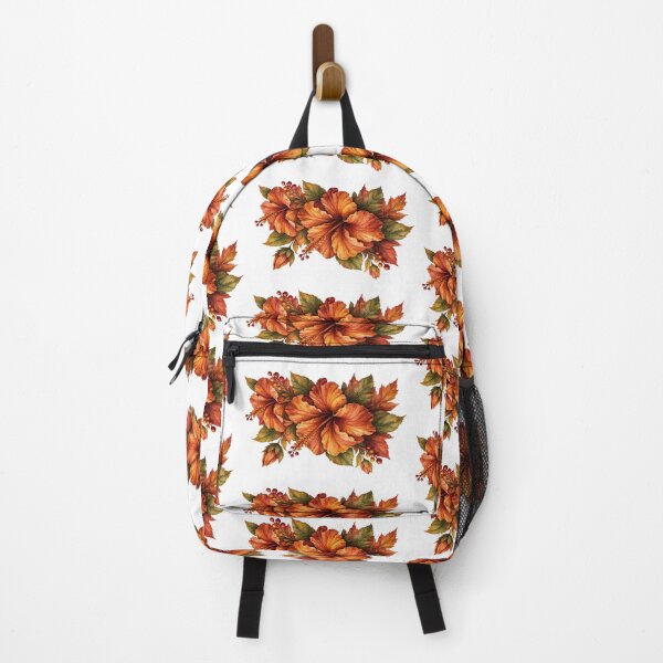 Item preview, Autumn Harvest Hibiscus Bouquet | Botanical Watercolor designed and sold by Nolmo.