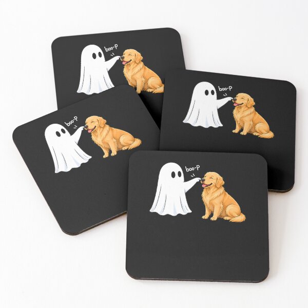 Item preview, Boo-P Golden Retriever Halloween Cute Ghost Dog designed and sold by Glow-Paw-Studio.